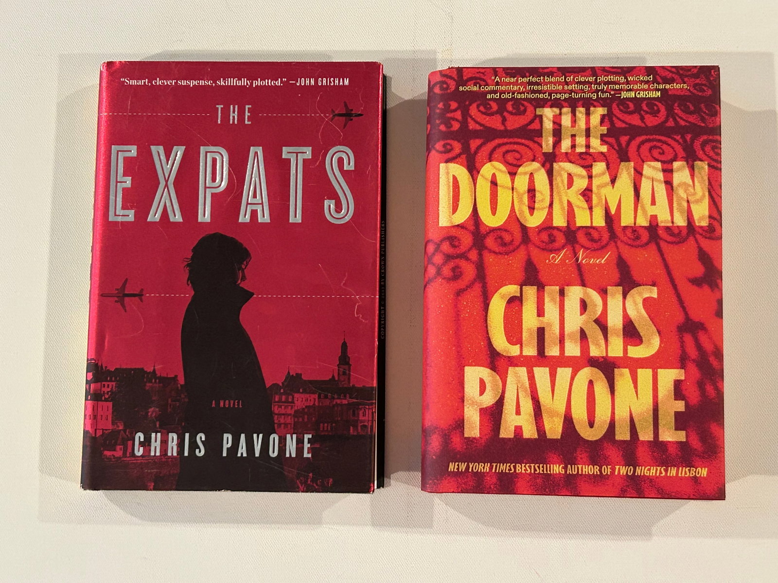 The Expats & The Doorman by Chris Pavone SIGNED First Editions (1 of 6)