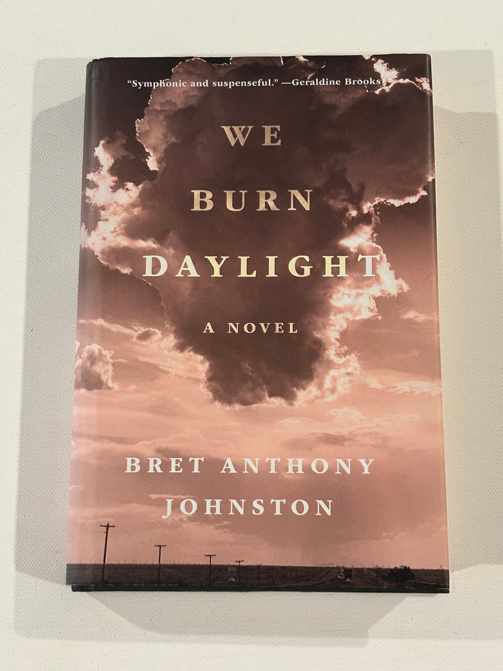We Burn Daylight by Bret Anthony Johnston SIGNED First Edition (1 of 6)