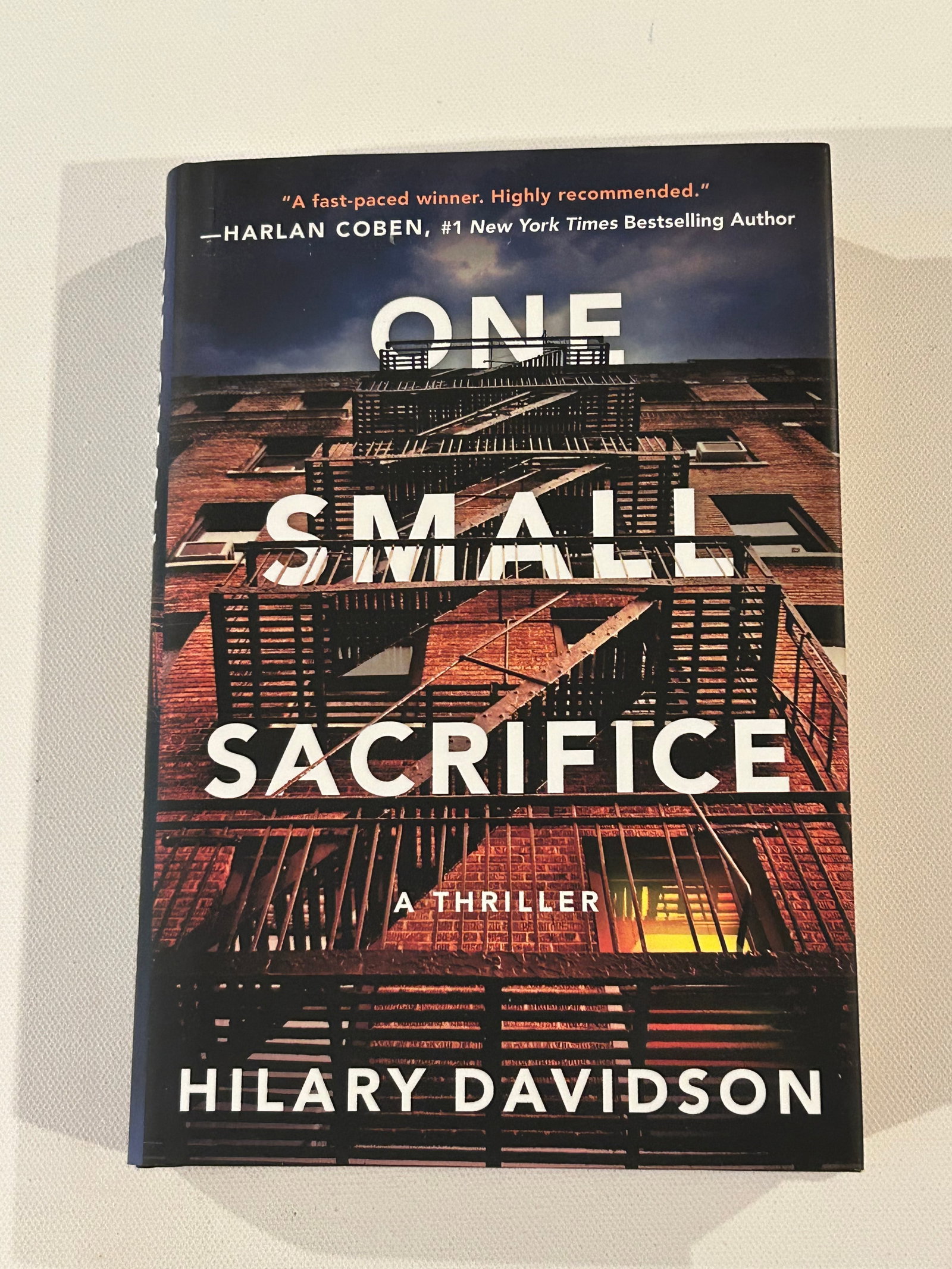 One Small Sacrifice by Hilary Davidson SIGNED First Edition (1 of 6)