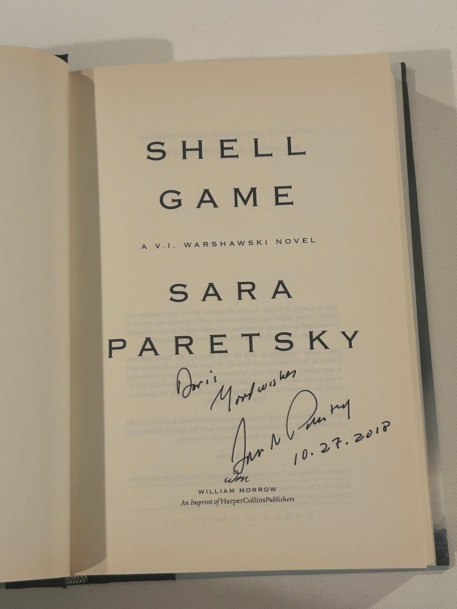 Sara Paretsky SIGNED First Editions - 10