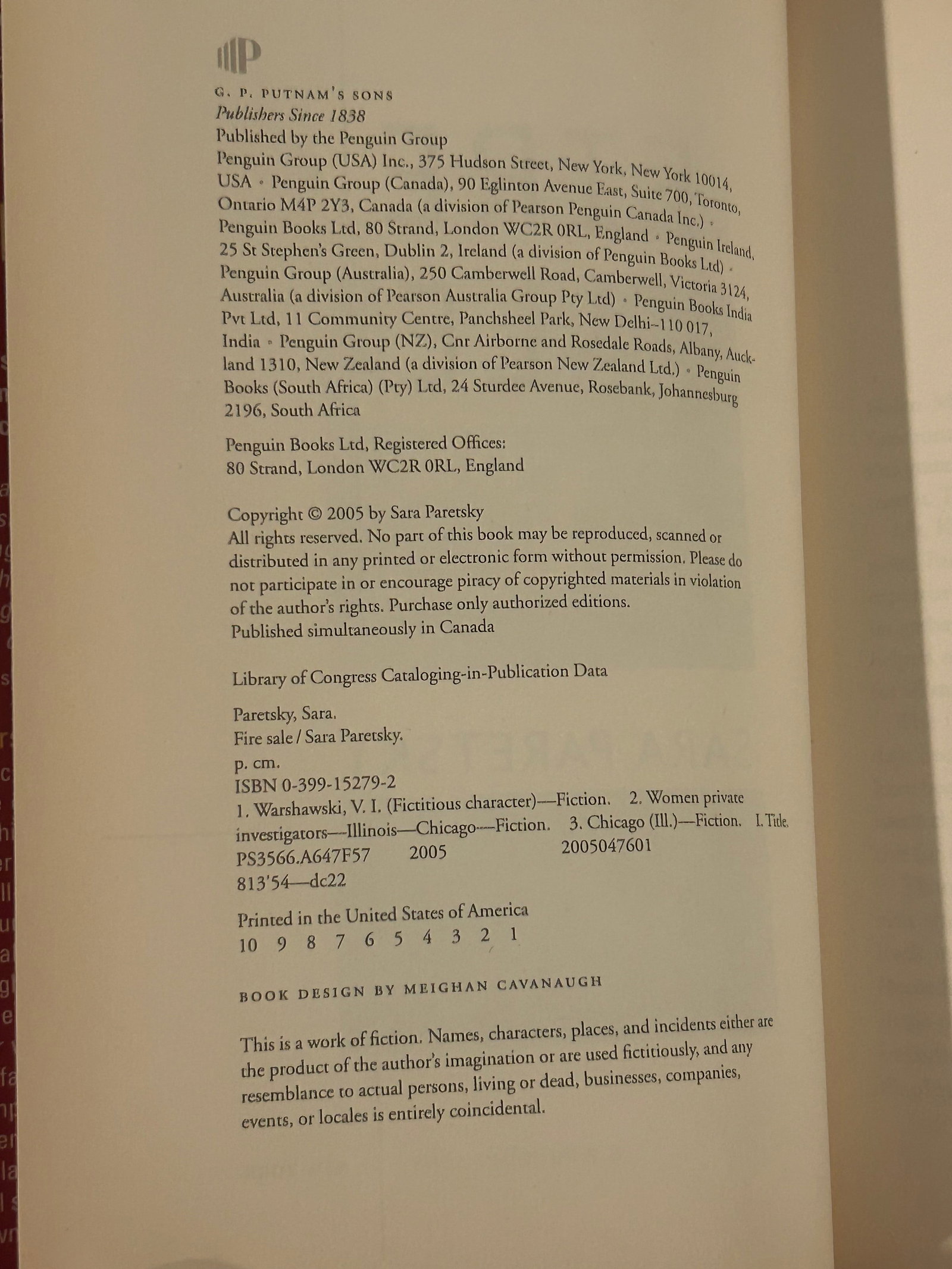 Sara Paretsky SIGNED First Editions - 6