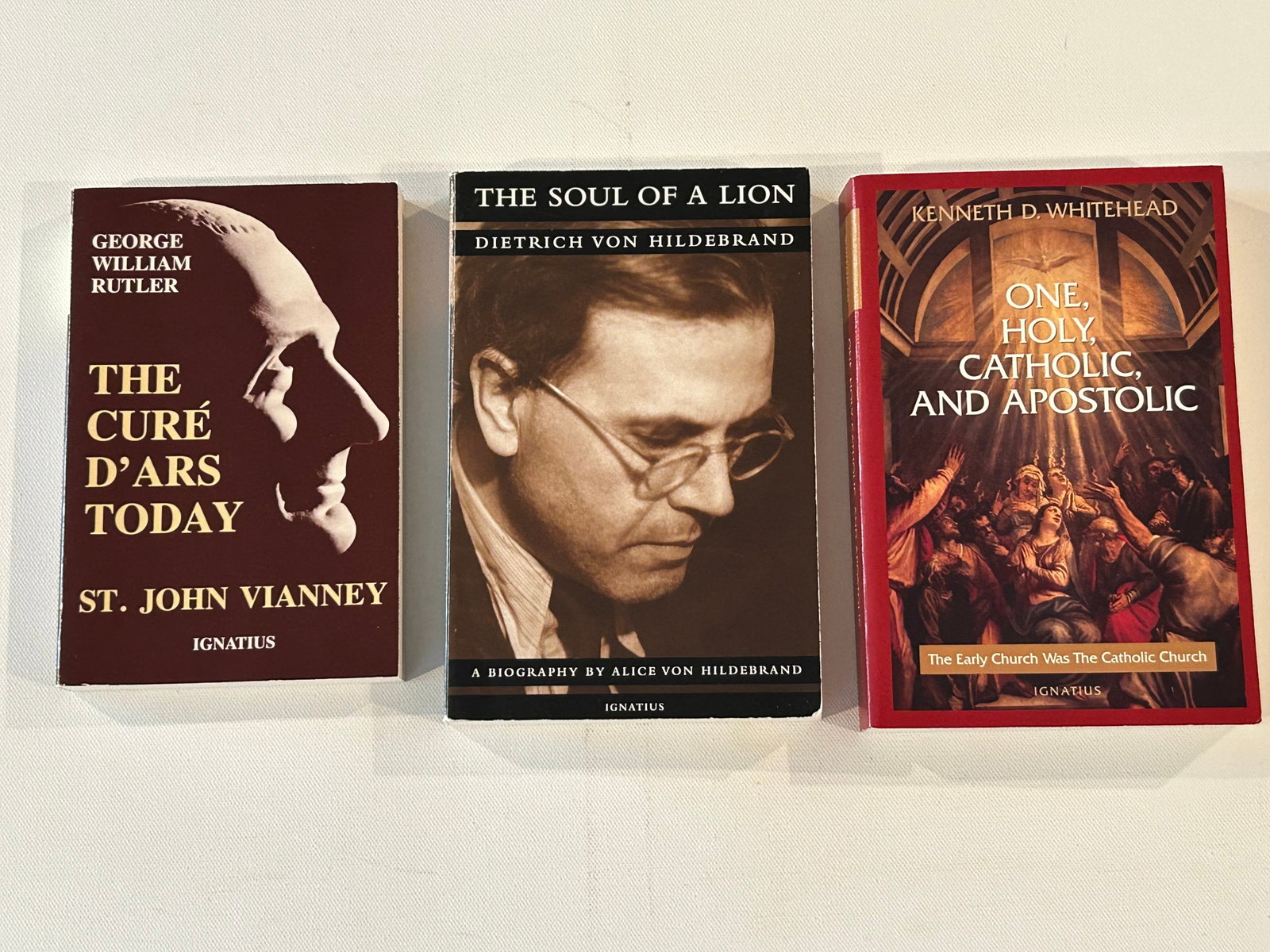 SIGNED & Inscribed Books About Catholicism: The Cure D'Ars Today St. John Vianney By Fr. George William Rutler SIGNED & Inscribed published by Ignatius Press, San Francisco, 1988. Rutler is the former Pastor of Church of Our Savior in NYC. The 
