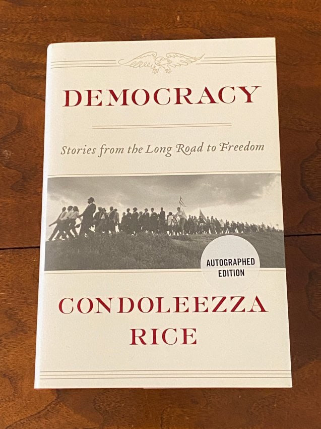 (Secretary Of State) Democracy By Condoleeza Rice SIGNED First Edition (1 of 7)