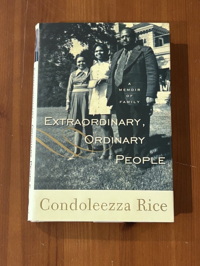 (Secretary Of State) Extraordinary Ordinary People A Memoir Of Family By Condoleezza Rice SIGNED (1 of 7)