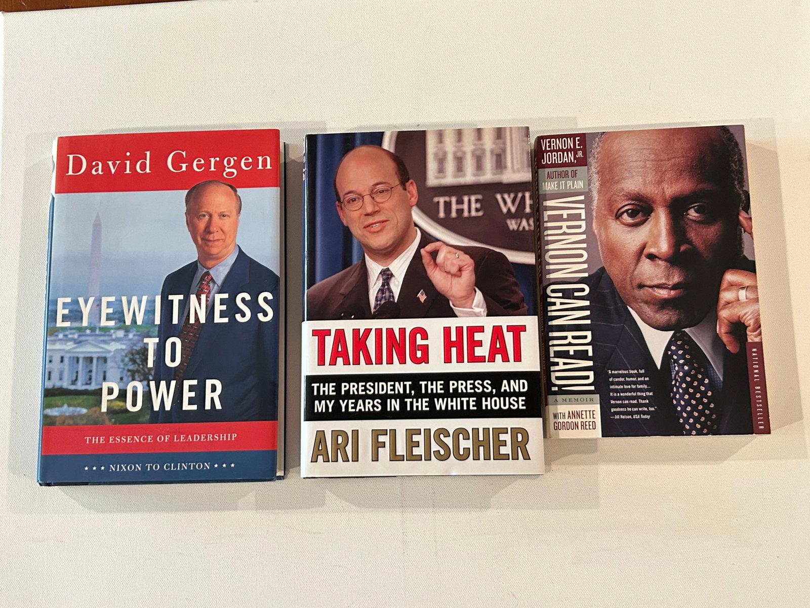 (Presidential Advisors) David Gergen, Ari fletcher & Vernon W. Jordan Jr. SIGNED Editions (1 of 9)