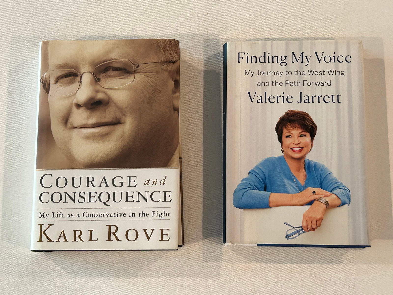 (Presidential Advisors) Valerie Jarrett & Karl Rove SIGNED First Editions (1 of 7)