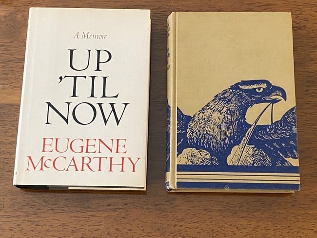 (Senators) Up 'Til Now & The Limits Of Power By Senator Eugene McCarthy SIGNED First Editions (1 of 11)