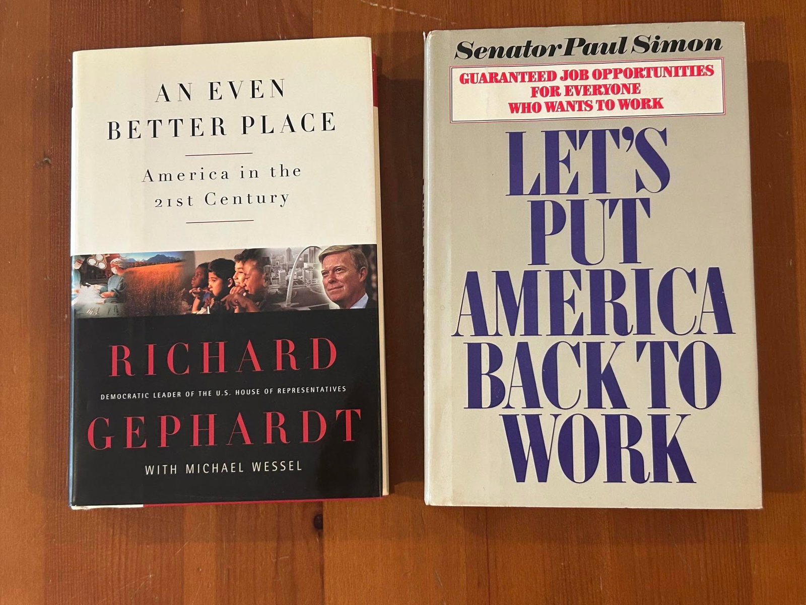(Senators) Richard Gephardt & Paul Simon SIGNED Editions (1 of 11)