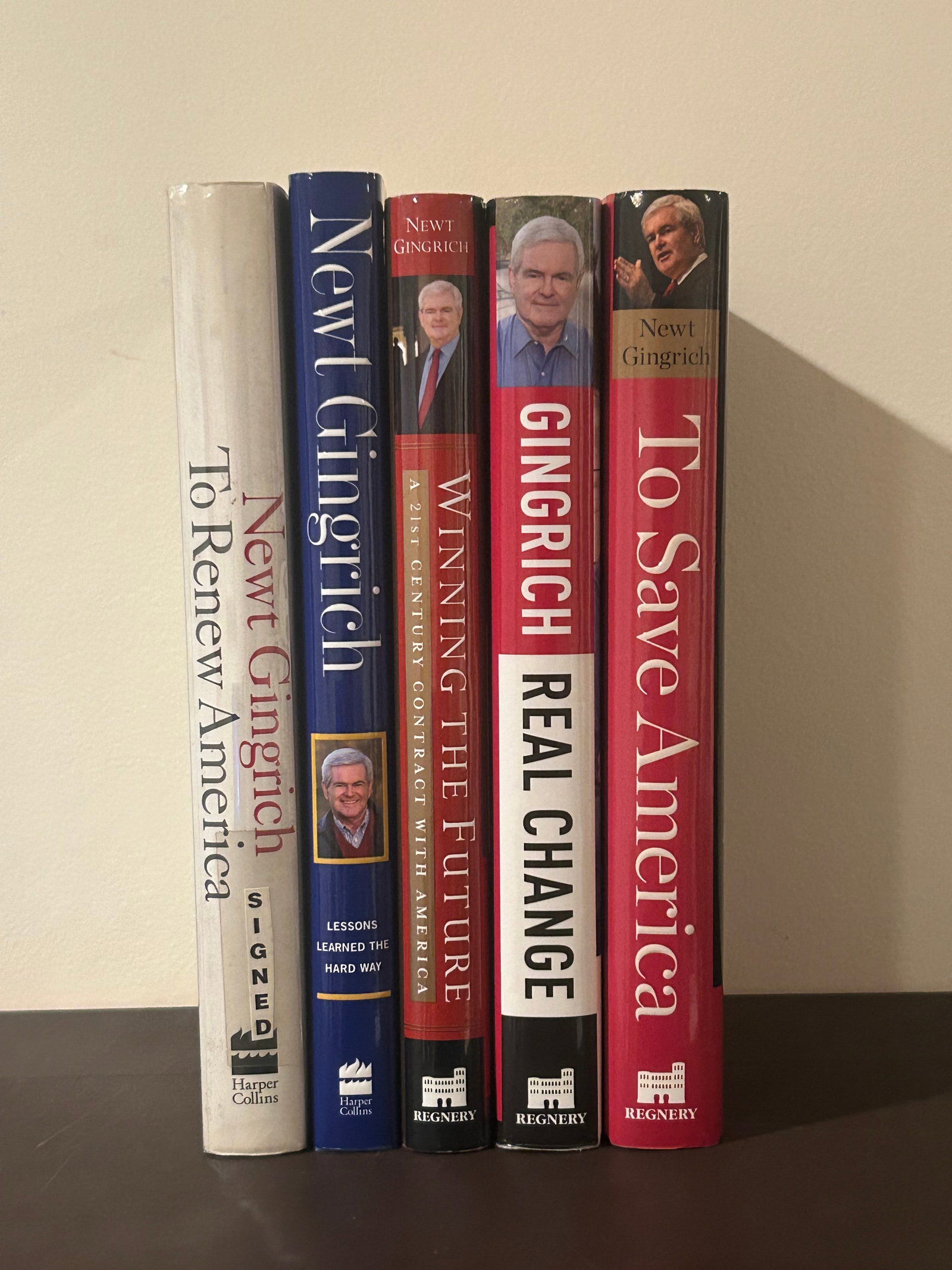 (House of Representatives) Newt Gingrich SIGNED Editions (1 of 15)
