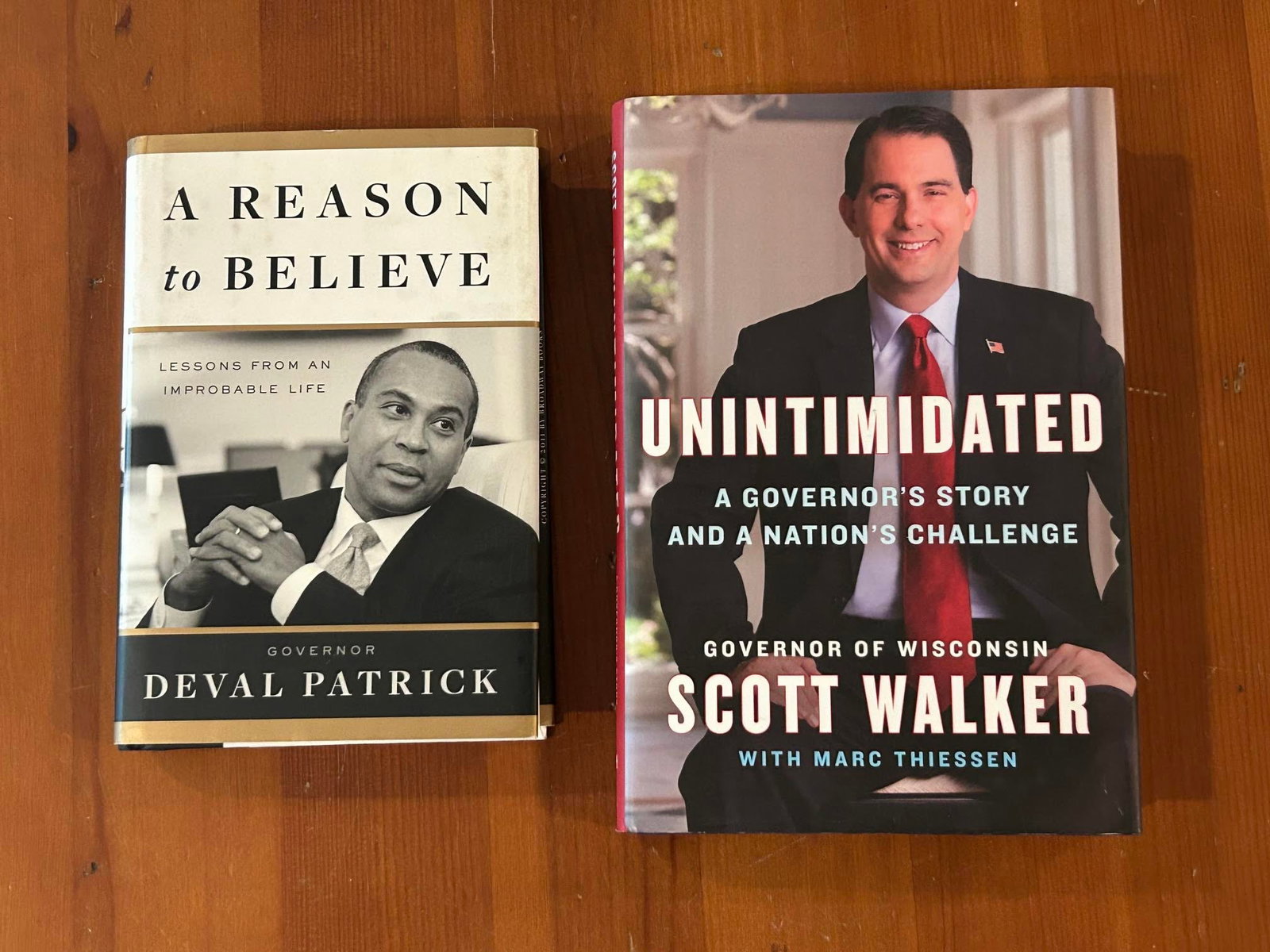 (Governors) Deval Patrick & Scott Walker SIGNED Editions (1 of 12)