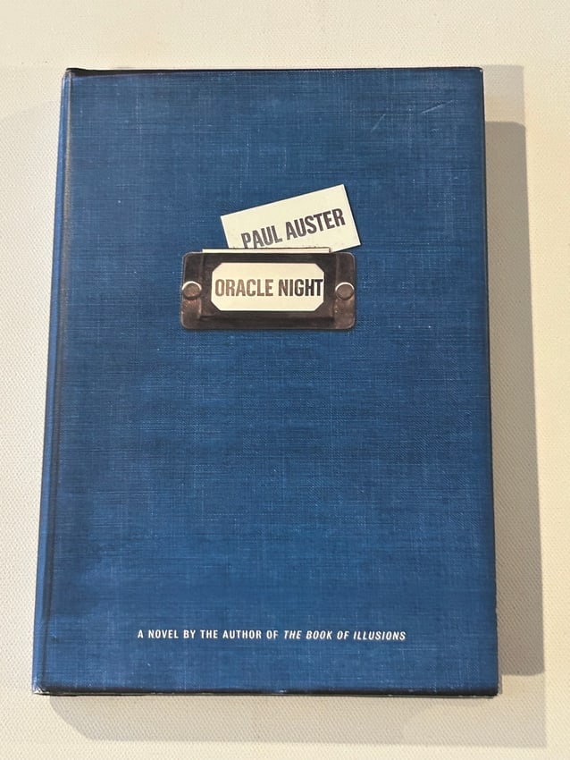 Oracle Night by Paul Auster SIGNED First Edition (1 of 6)