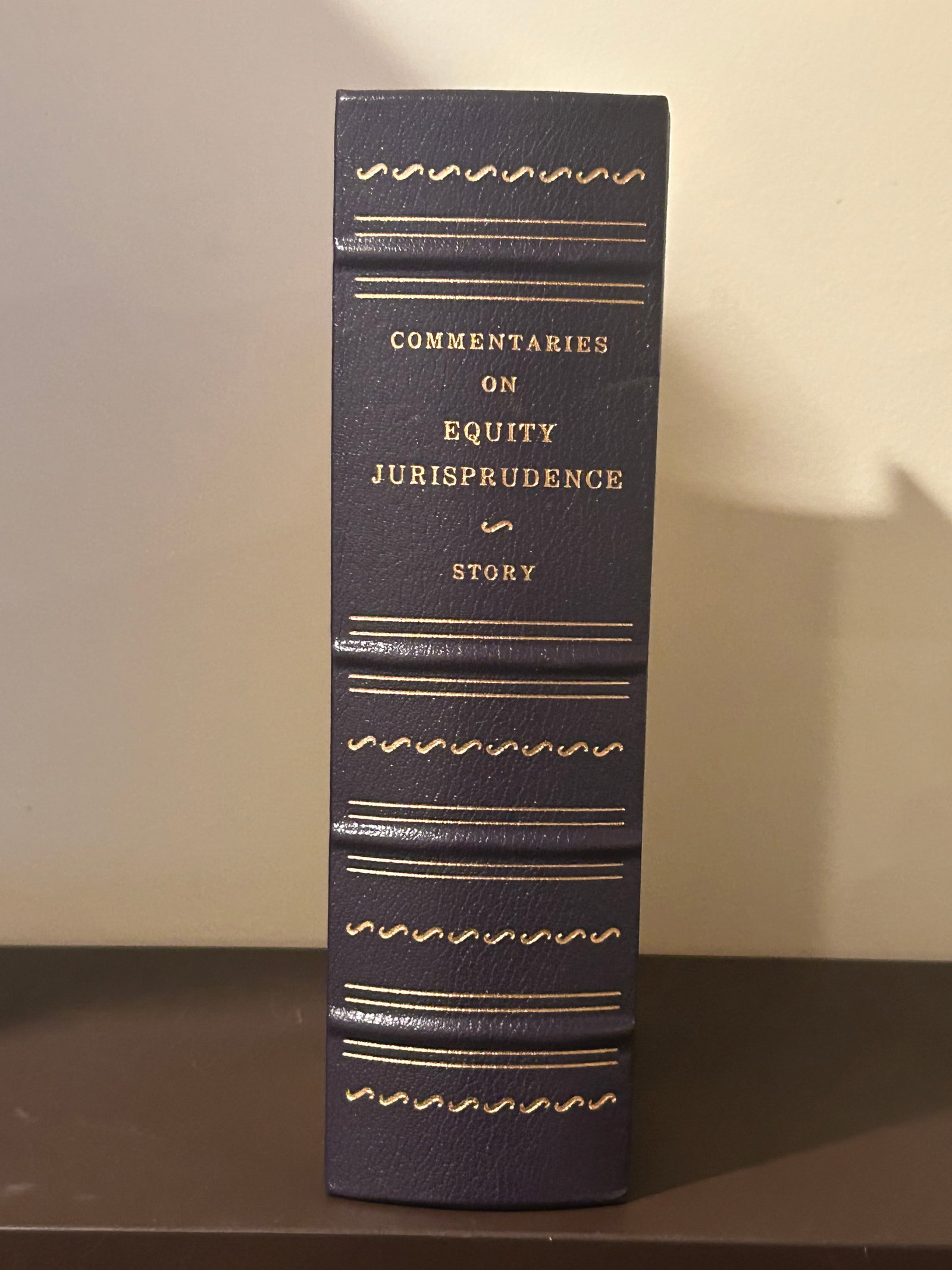 Commentaries On Equity Jurisprudence by Mr. Justice Story Leather Bound Edition (1 of 7)