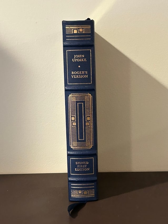Roger's Version by John Updike SIGNED Leather Bound Limited First Edition (1 of 7)