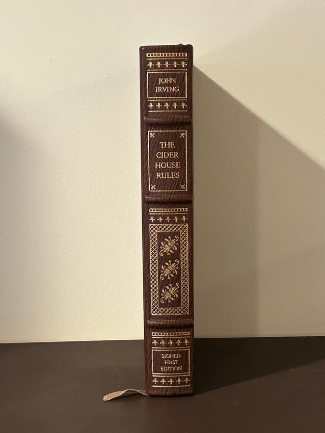The Cider House Rules by John Irving SIGNED Leather Bound Limited First Edition (1 of 7)