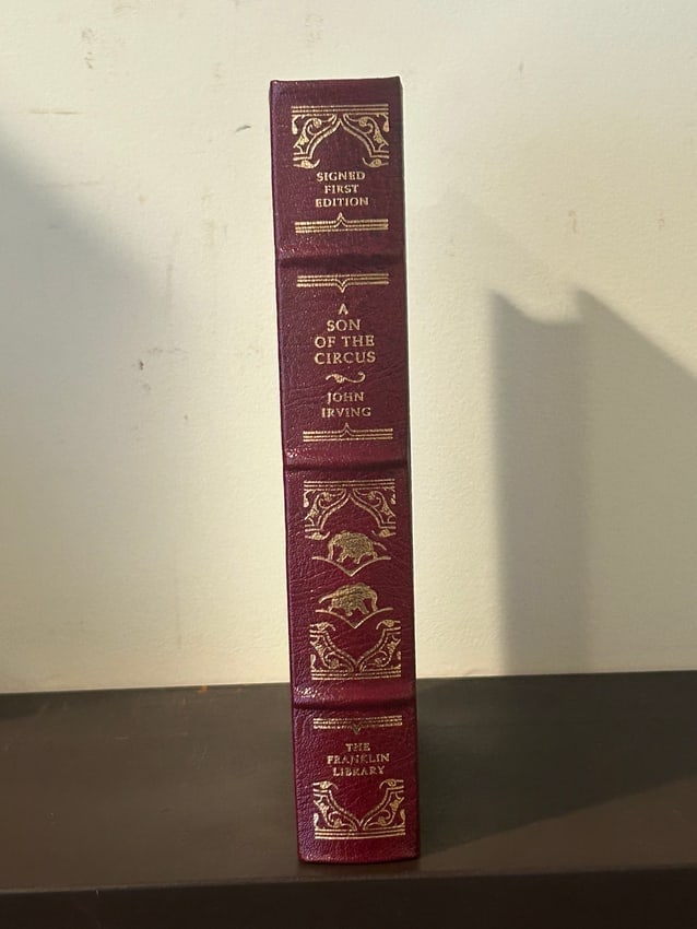 A Son Of The Circus by John Irving SIGNED Leather Bound First Edition (1 of 6)