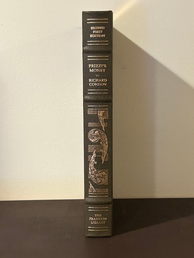 Prizzi's Money by Richard Condon SIGNED Leather Bound Limited First Edition (1 of 6)