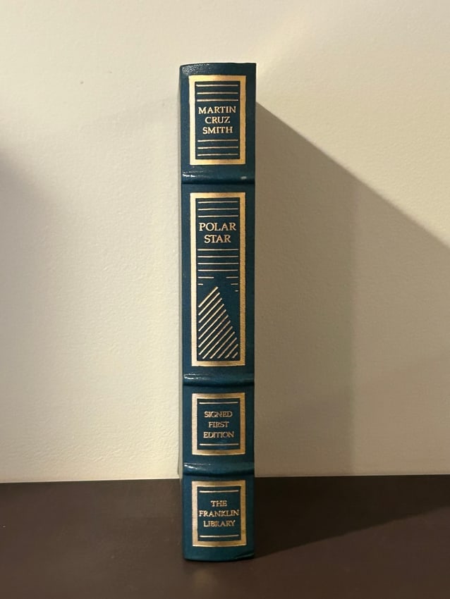 Polar Star by Martin Cruz Smith SIGNED Leather Bound Limited First Edition: Polar Star by Martin Cruz Smith SIGNED Leather Bound Limited First Edition published by The Franklin Library, Franklin Center, 1989. Dimensions: 11" x 9" x 4"