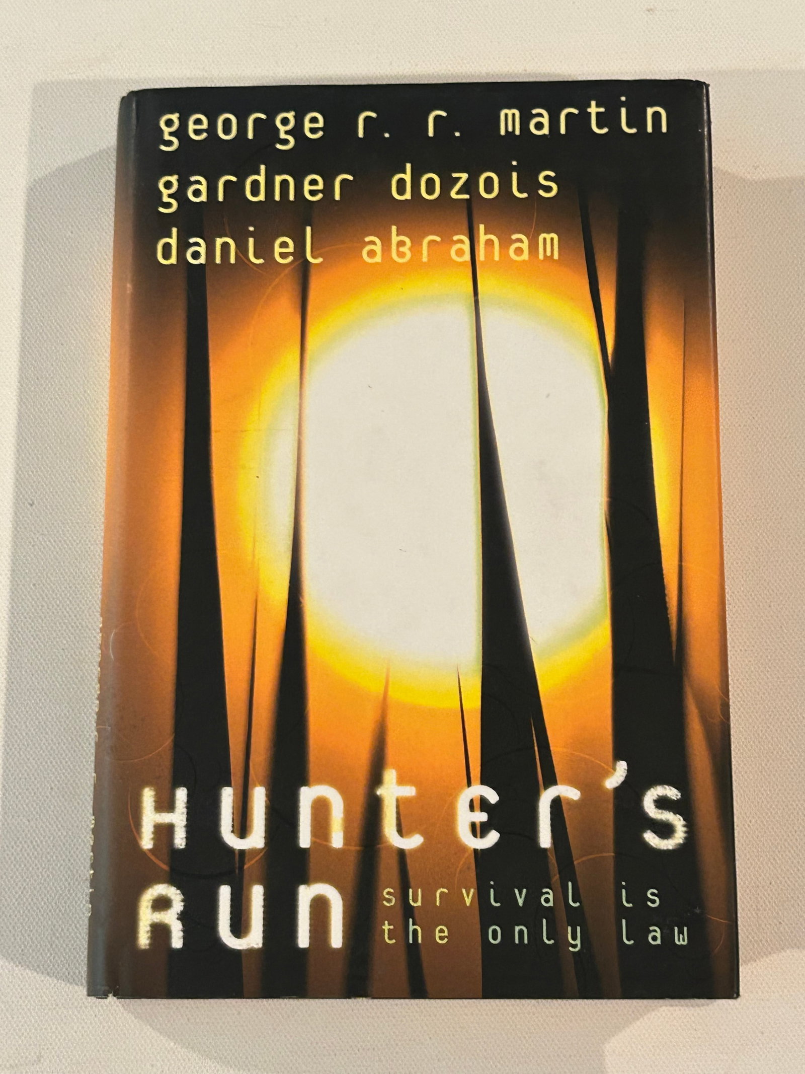 Hunter's Run edited & SIGNED by George R. R. Martin & Daniel Abraham UK First Edition: Hunter's Run edited & SIGNED by George R. R. Martin & Daniel Abraham UK First Edition published by Harper Voyager, London, 2007. Dimensions: 11" x 9" x 3"