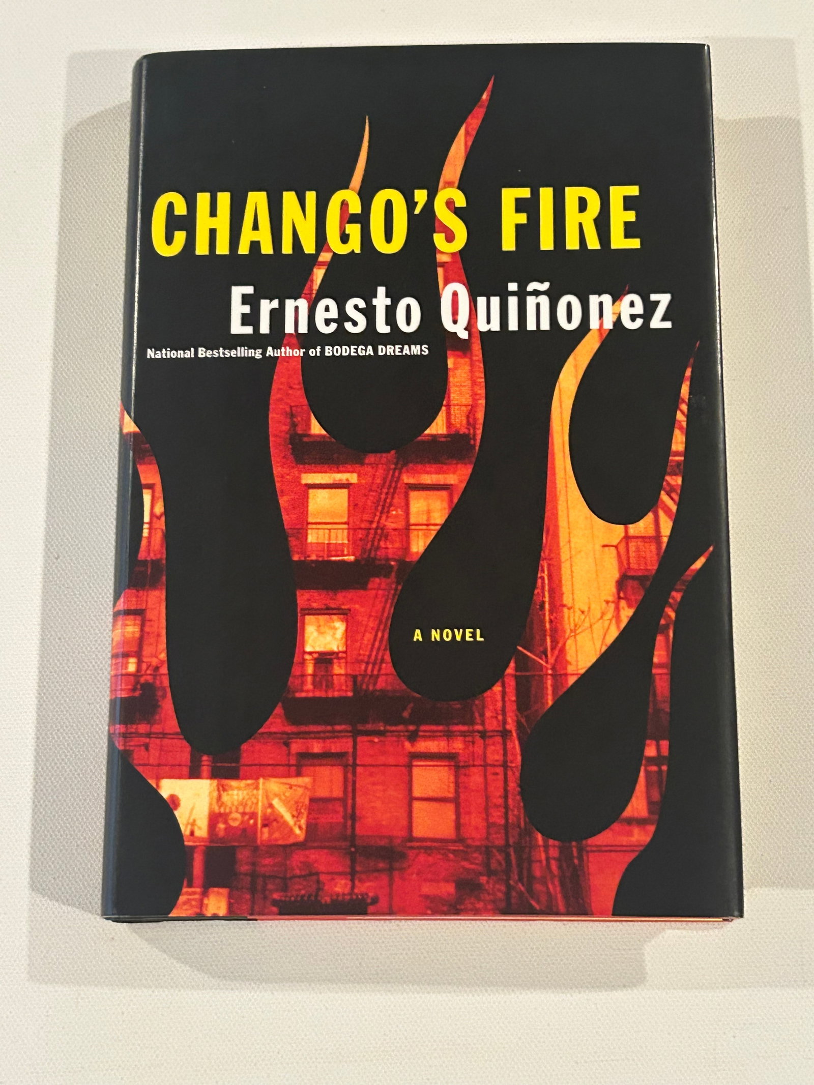 Chango's Fire by Ernesto Quinonez SIGNED & Inscribed First Edition: Chango's Fire by Ernesto Quinonez SIGNED & Inscribed First Edition published by Pamela Harper Collins, New York, 2004. Dimensions: 11" x 9" x 3"