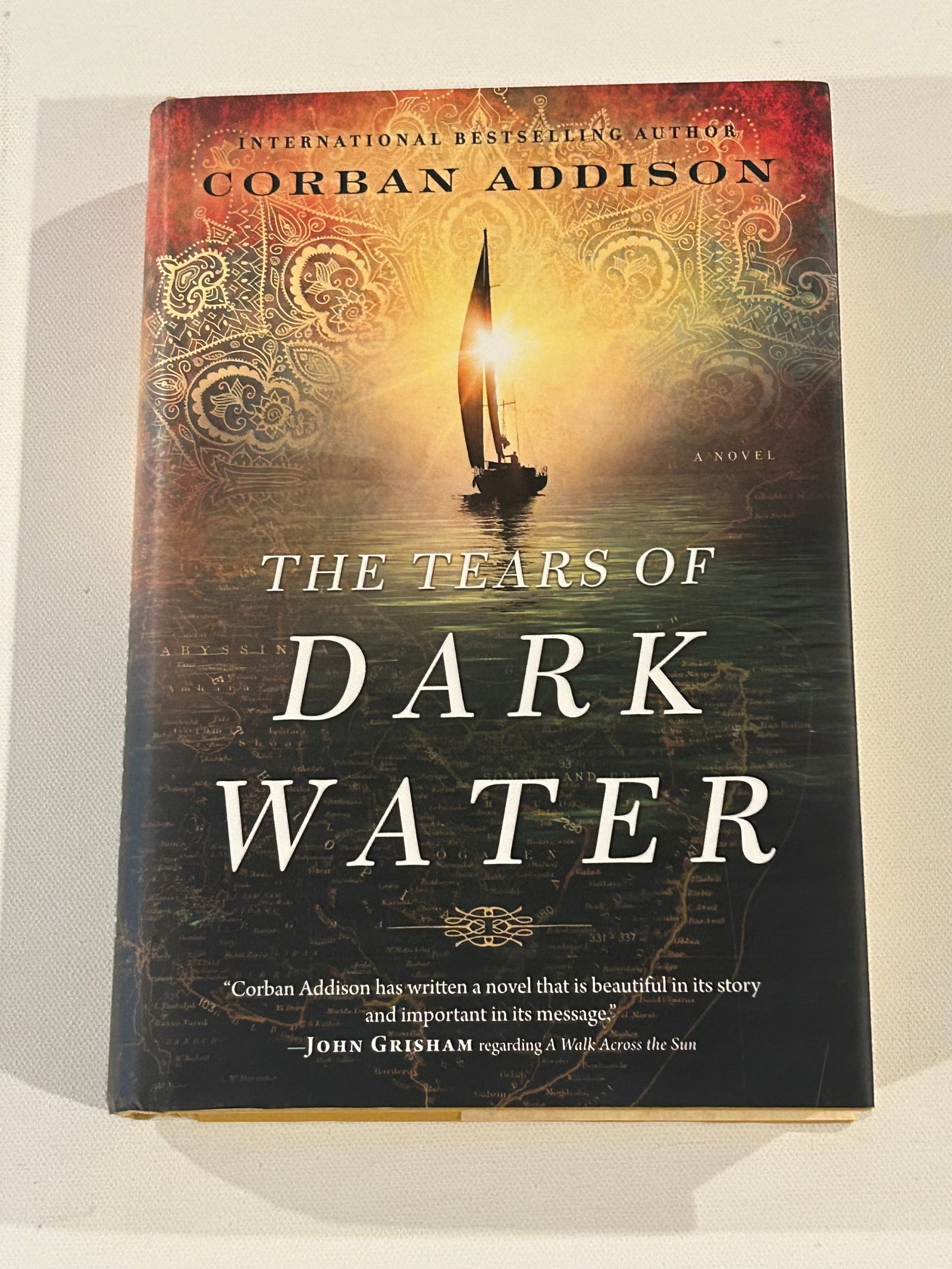 The Tears Of Dark Water by Corban Addison SIGNED & Inscribed Second Printing (1 of 4)