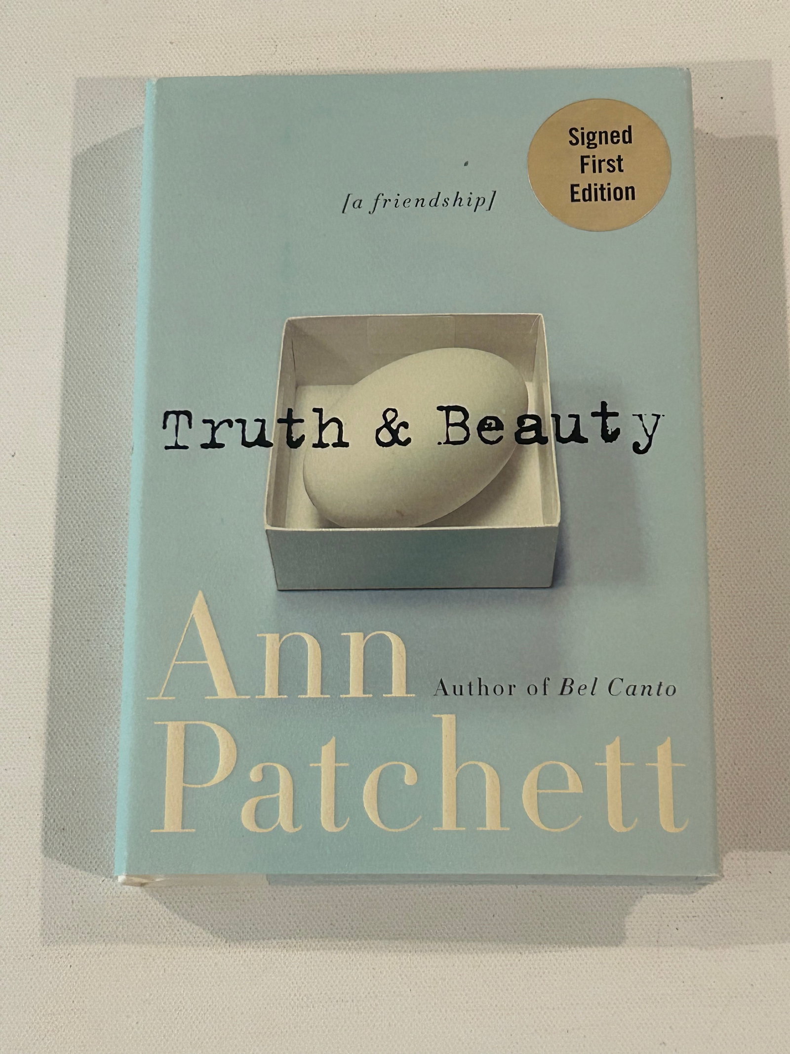 Truth & Beauty by Ann Patchett SIGNED First Edition (1 of 5)