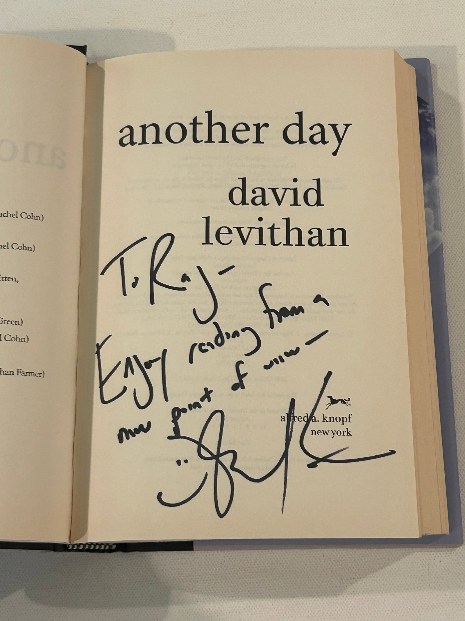 David Levithan SIGNED First Editions - 4