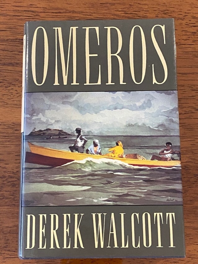 Omeros by Derek Walcott SIGNED First Edition, Third Printing (1 of 7)