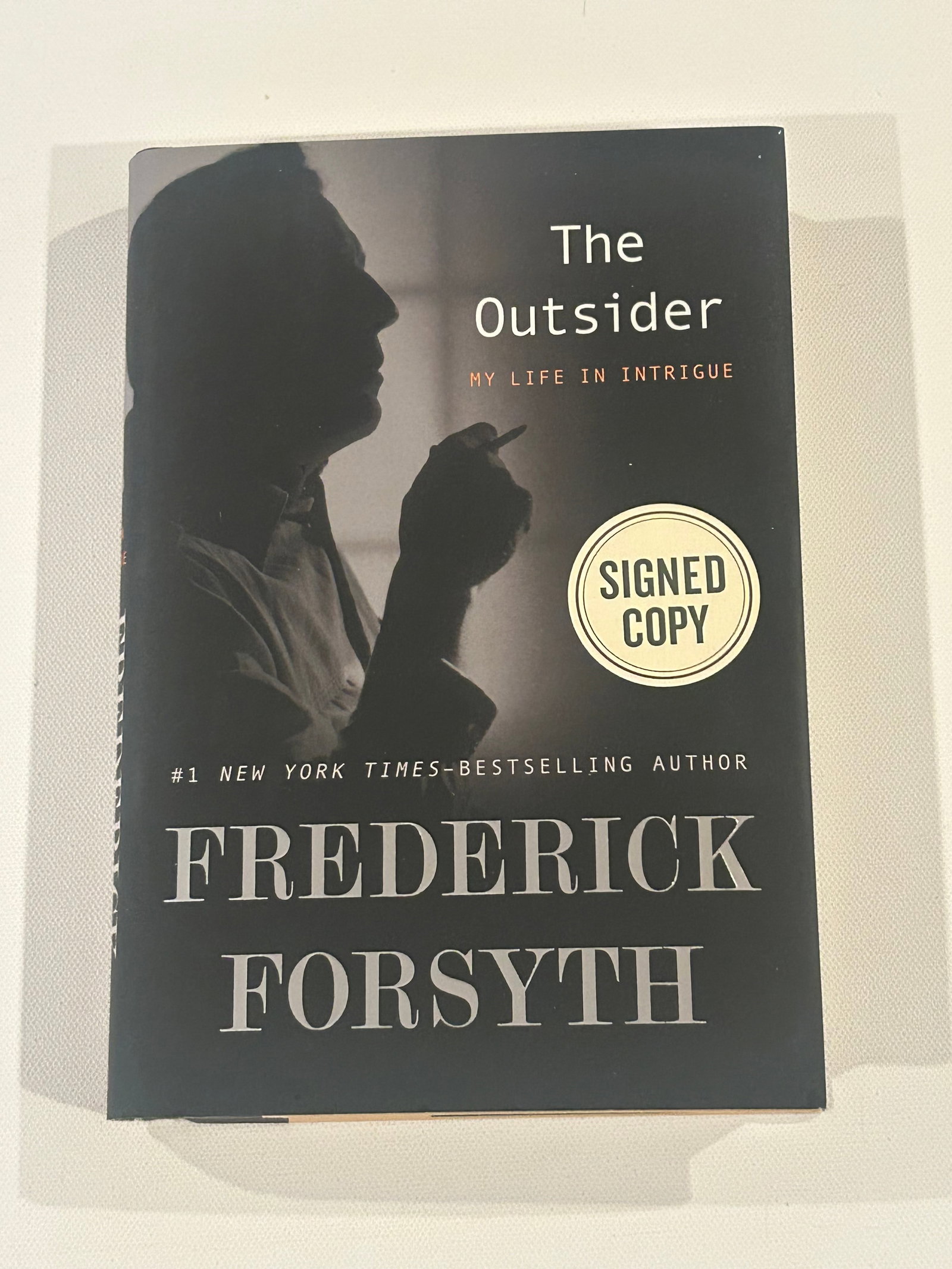 The Outsider My Life In Intrigue by Frederick Forsyth SIGNED First Edition (1 of 5)
