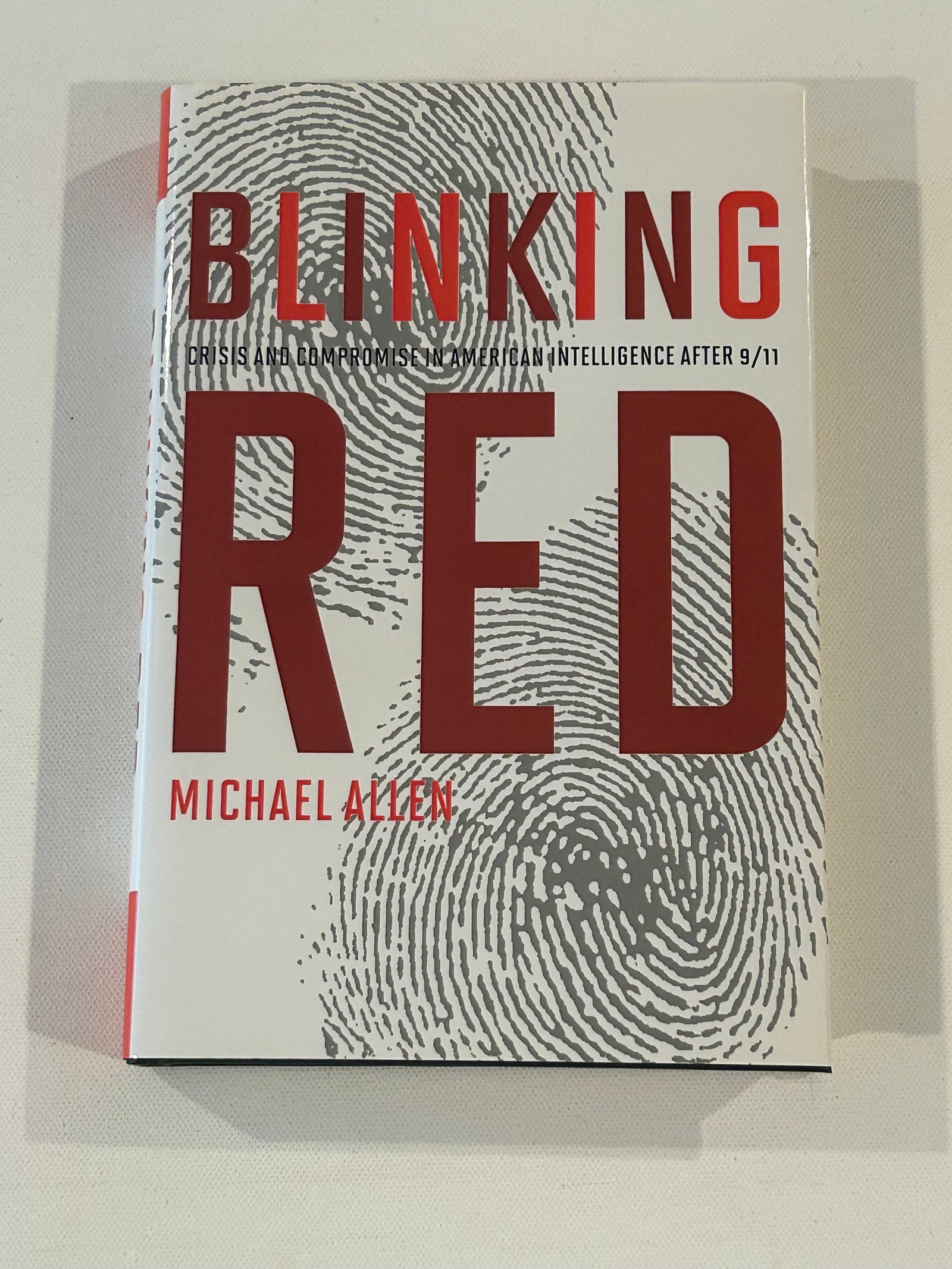 Blinking Red by Michael Allen SIGNED & Inscribed First Edition (1 of 4)