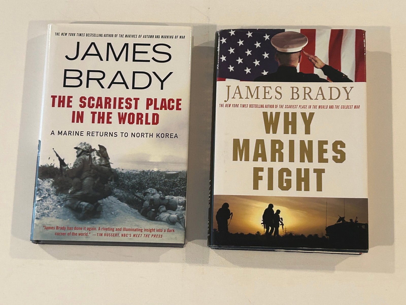 The Scariest Place In The World & Why Marines Fight by James Brady SIGNED & Inscribed (1 of 8)