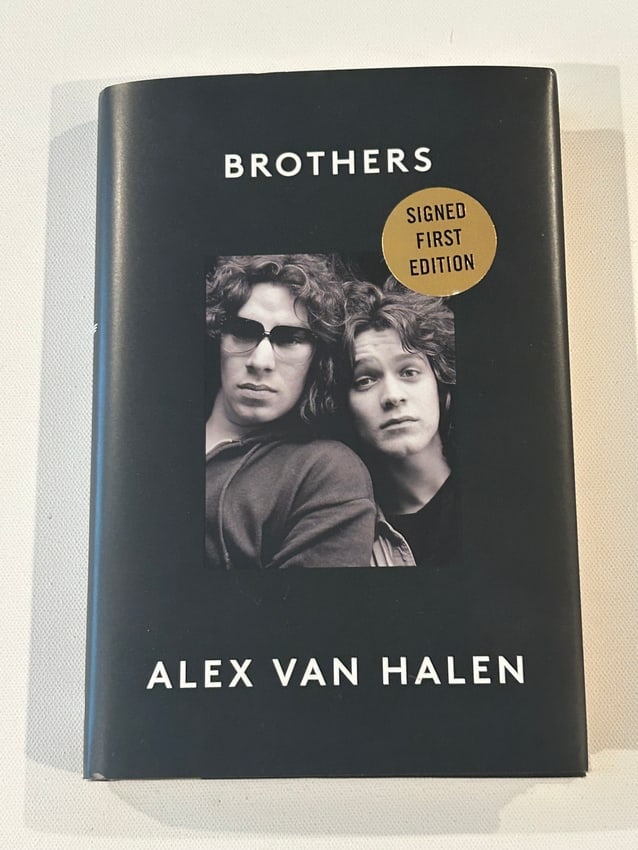 Brothers by Alex Van Halen SIGNED First Edition (1 of 7)