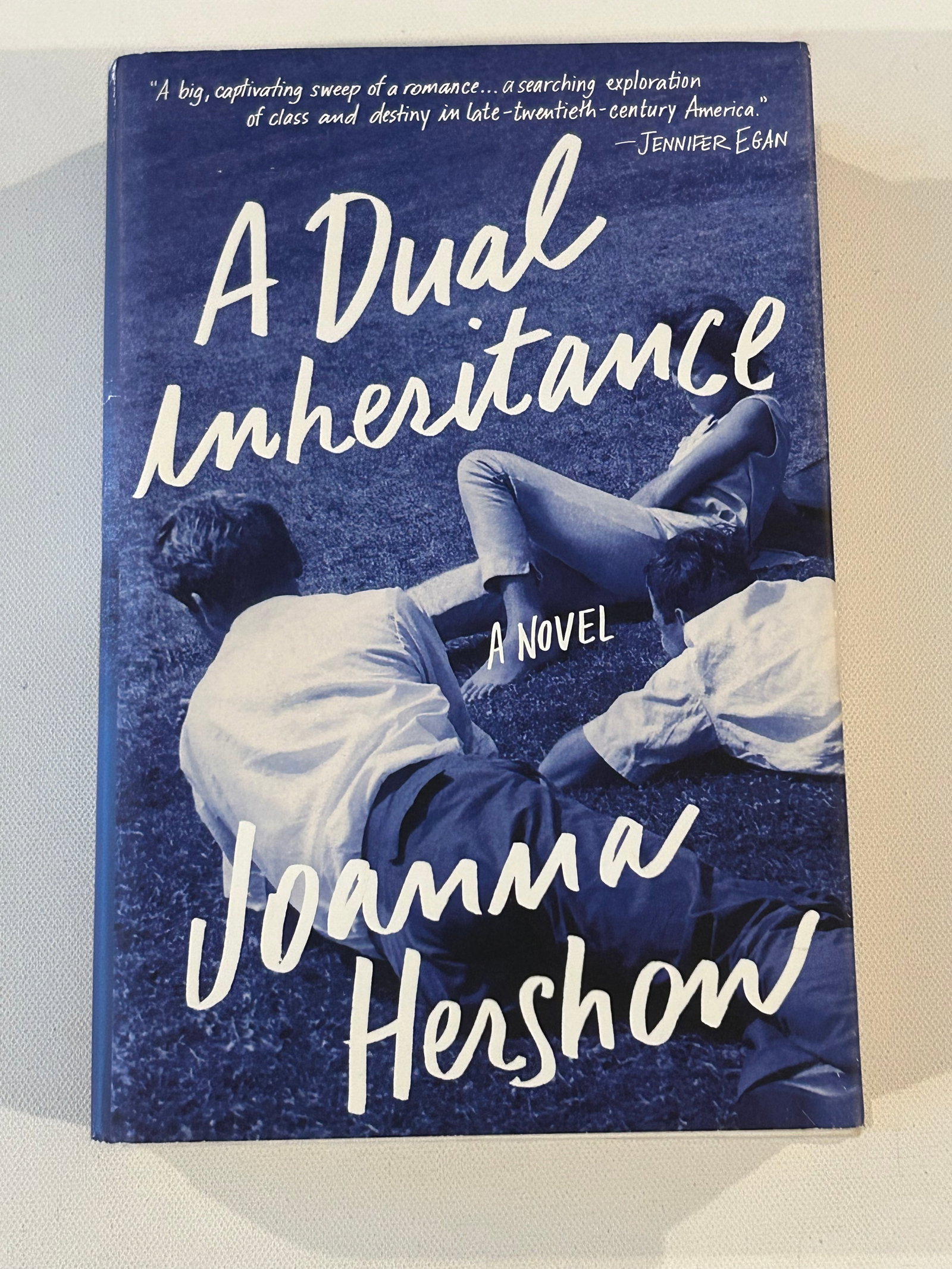 A Dual Inheritance by Joanna Hershon SIGNED & Inscribed First Edition: A Dual Inheritance by Joanna Hershon SIGNED & Inscribed First Edition published by Ballantine Books, New York, 2013. Dimensions: 11" x 9" x 3"