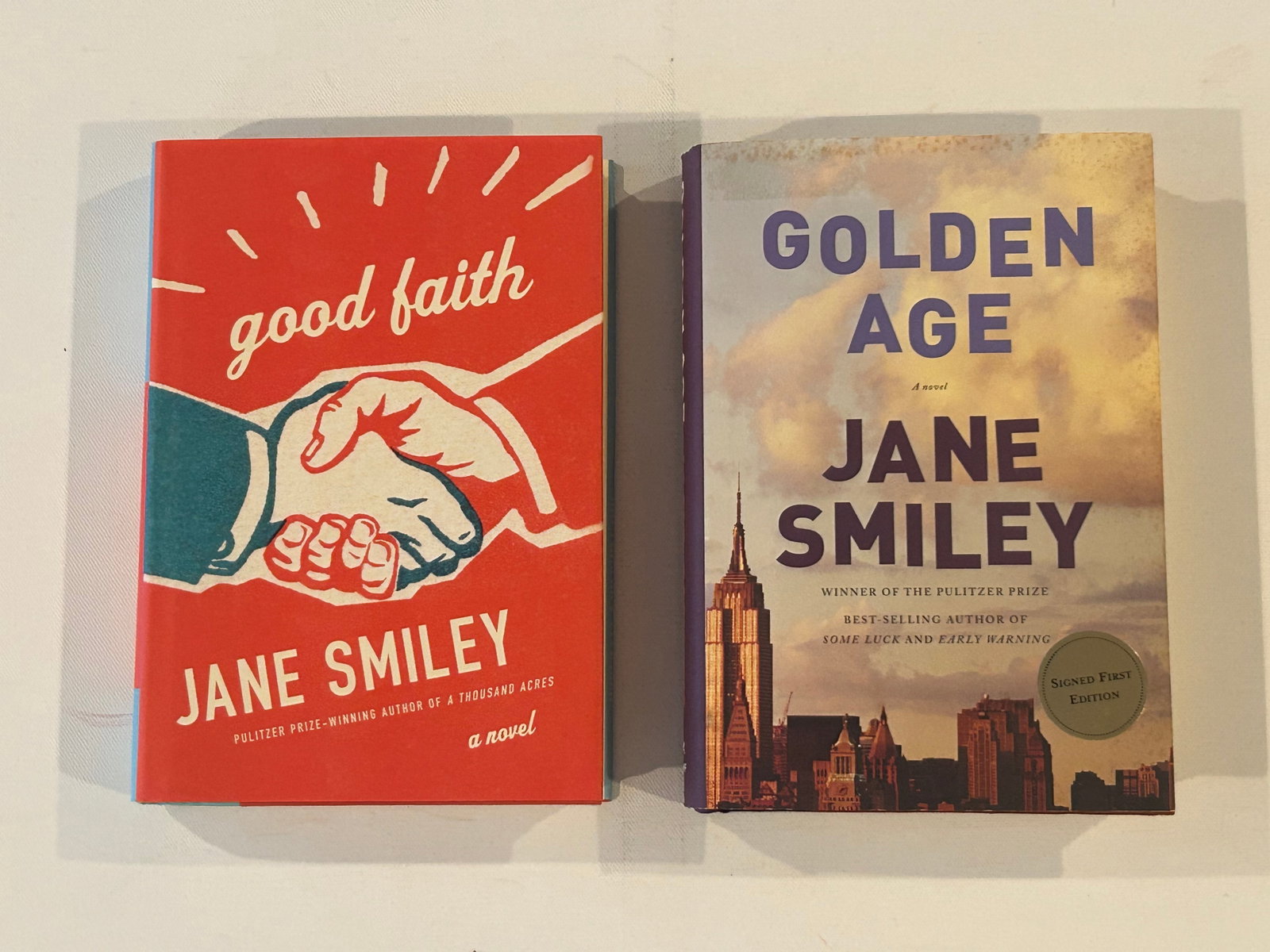 Good Faith & Golden Age by Jane Smiley SIGNED First Editions (1 of 7)