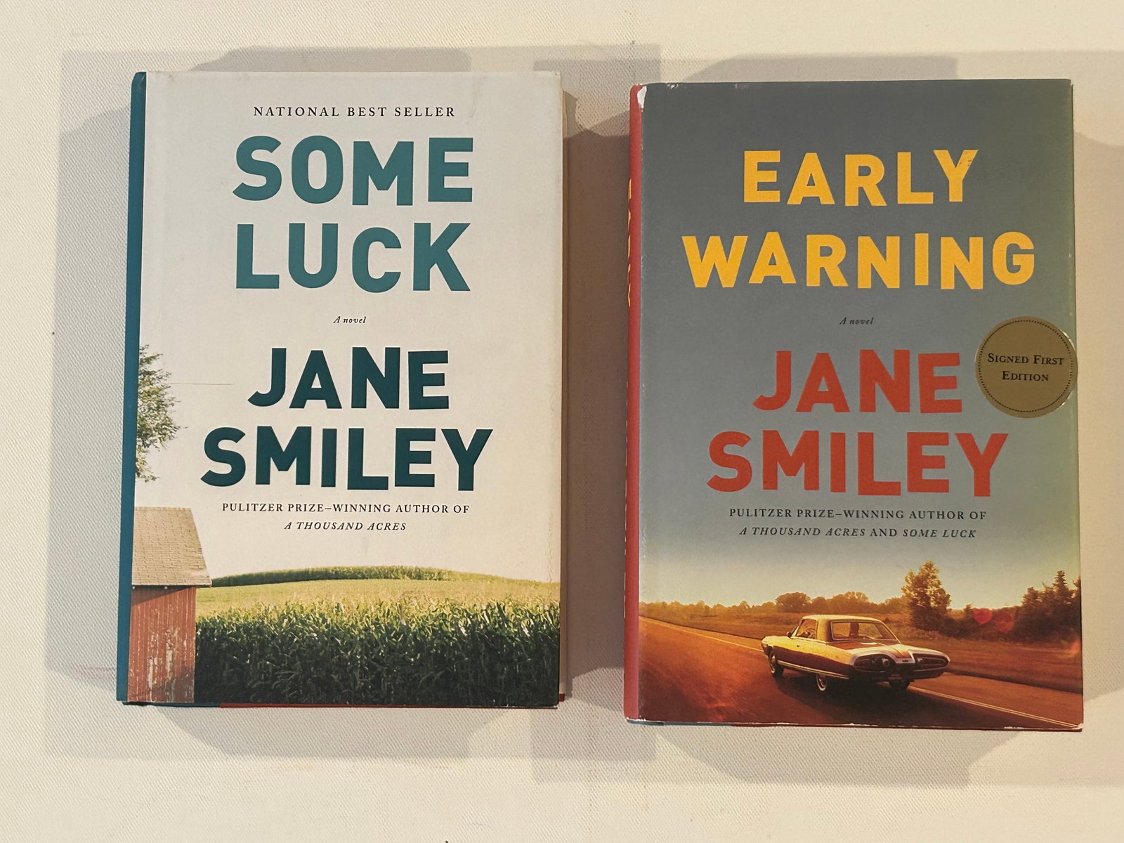 Some Luck & Early Warning by Jane Smiley SIGNED First Editions (1 of 8)