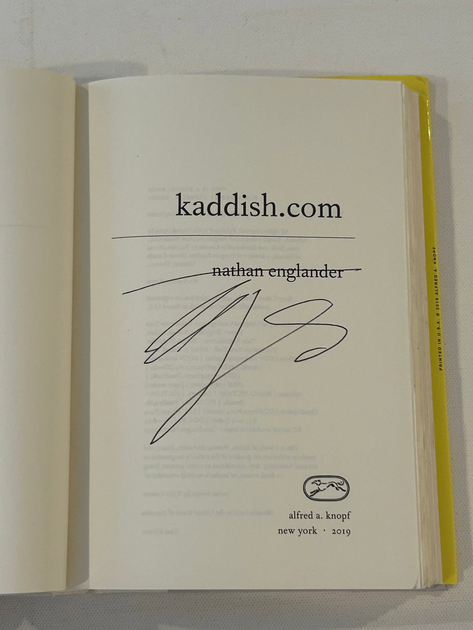 Nathan Englander SIGNED First Editions - 6