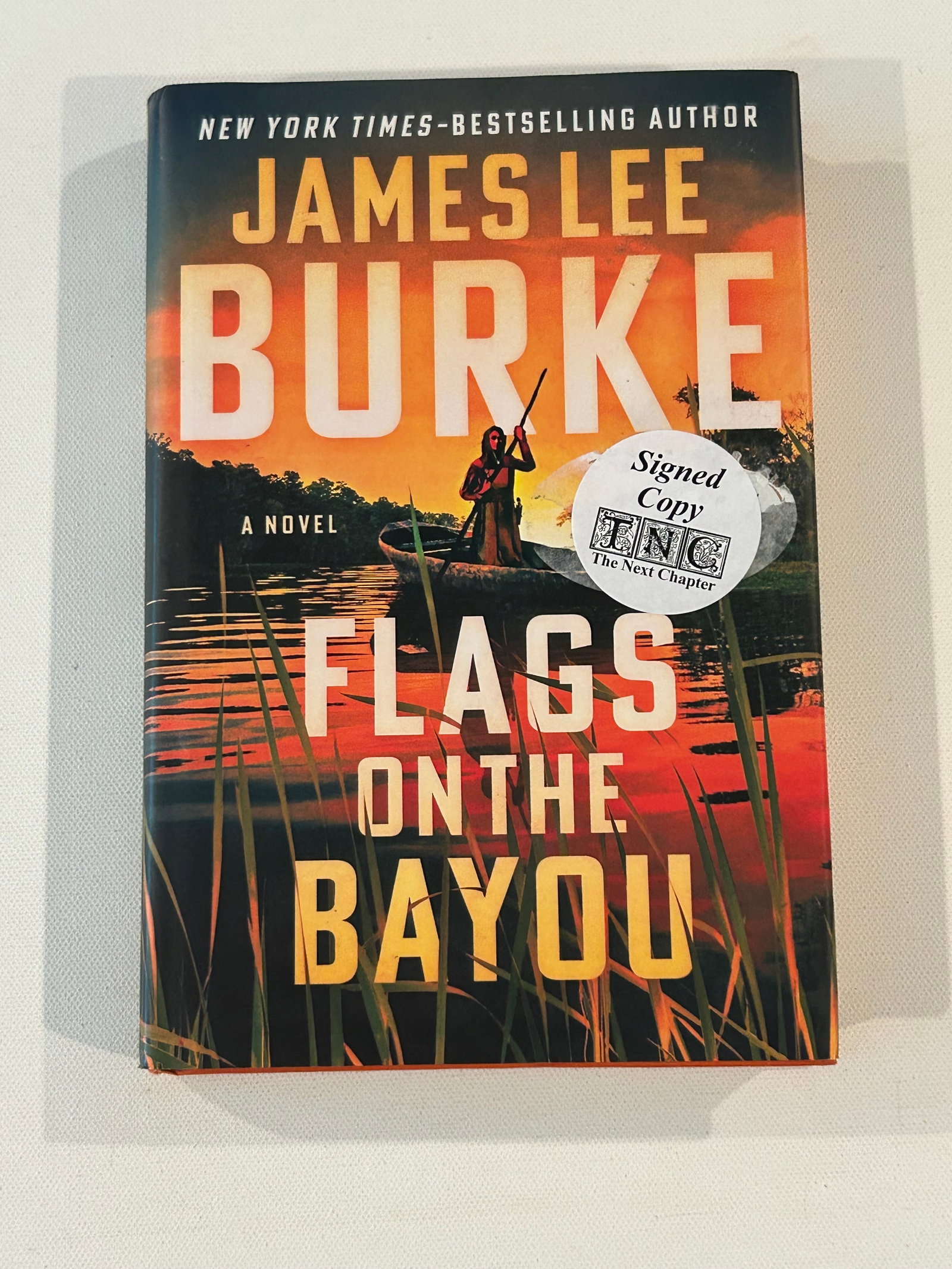 Flags On The Bayou by James Lee Burke SIGNED First Edition: Flags On The Bayou by James Lee Burke SIGNED First Edition published by Atlantic Monthly Press, New York, 2023. Dimensions: 11" x 9" x 3"