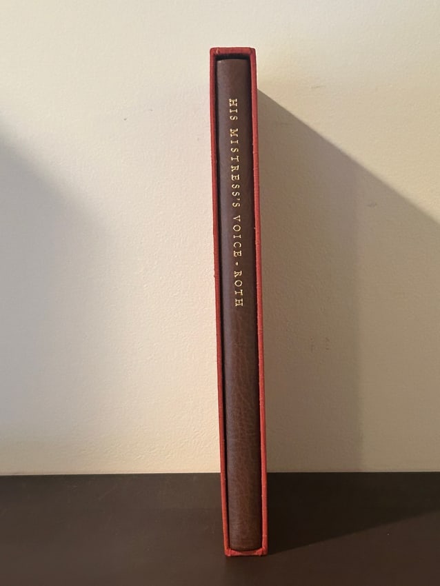 His Mistress's Voice by Philip Roth SIGNED Limited Number Edition (1 of 8)