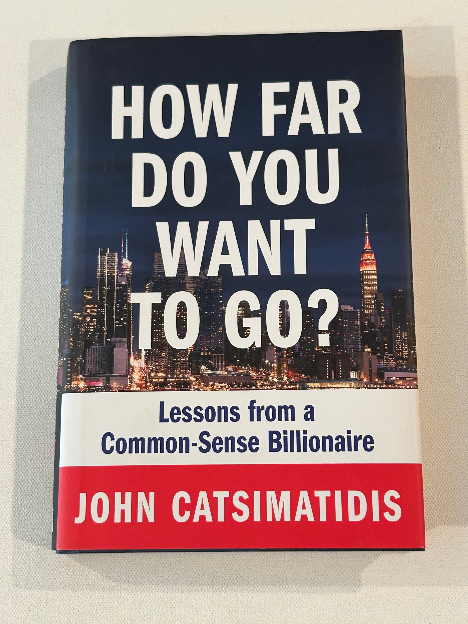 How Far Do You Want To Go? by John Castimatidis SIGNED & Inscribed First Edition (1 of 5)