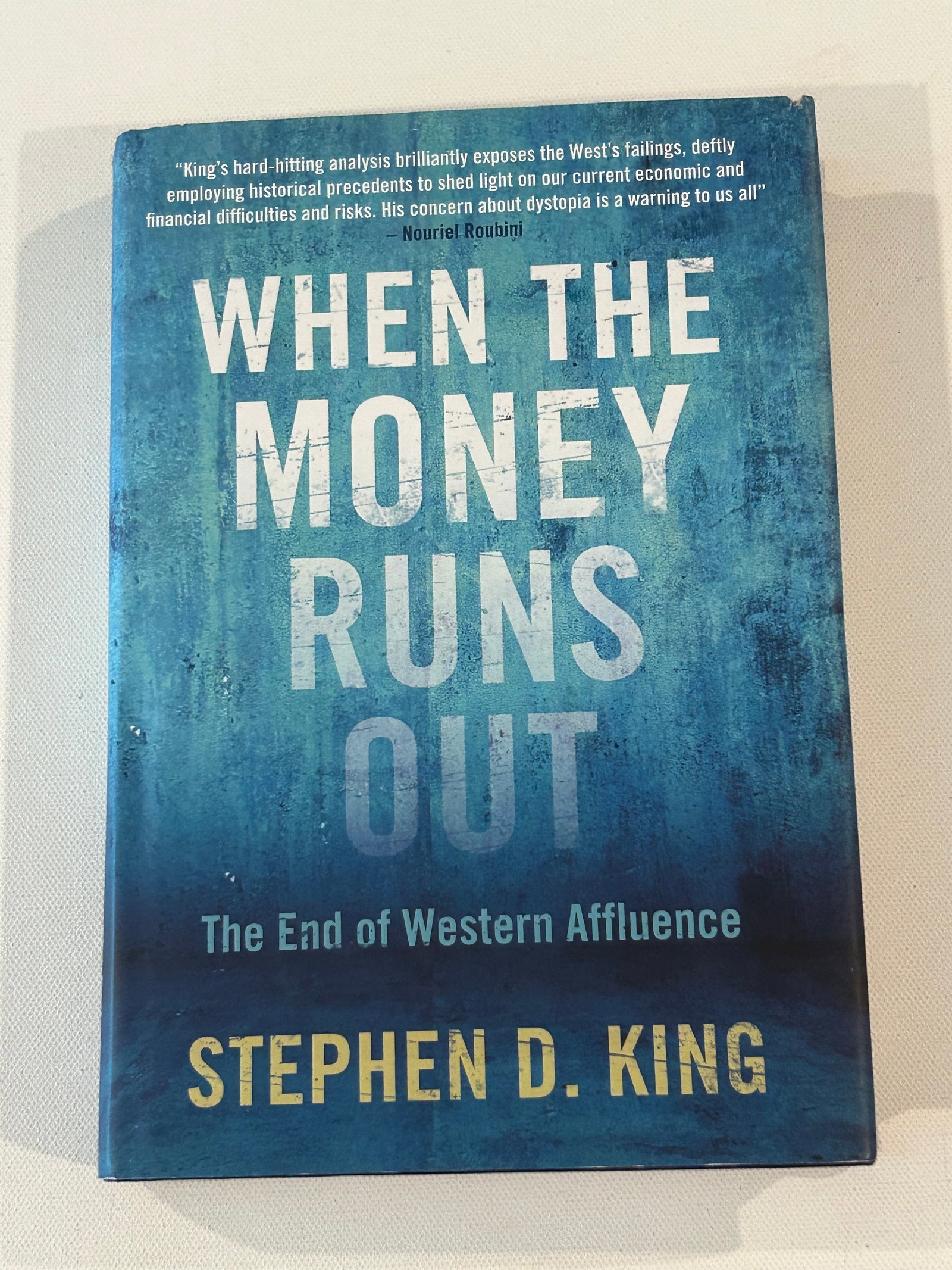 When The Money Runs Out by Stephen D. King SIGNED First Edition (1 of 4)