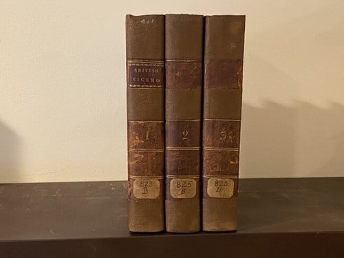 The British Cicero by Thomas Browne In Three Volumes 1810 (1 of 7)