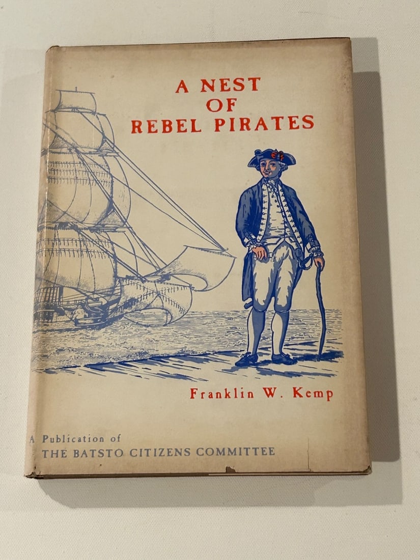 A Nest Of Rebel Pirates By Franklin W. Kemp RARE SIGNED Limited Numbered 1st/1st: A Nest Of Rebel Pirates by Franklin W. Kemp RARE SIGNED Limited Numbered First Edition published by The Batsto Citizens Committee, Atlantic City, 1966. #374. Dimensions: 11" x 9" x 6"