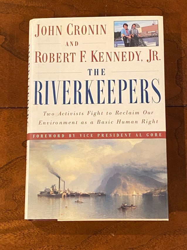 Riverkeepers By John Cronin And Robert F. Kennedy, Jr. SIGNED & Inscribed First Edition: Riverkeepers By John Cronin And Robert F. Kennedy, Jr. SIGNED & Inscribed First Edition published by Scribner, New York, 1997. SIGNED by both authors. Dimensions: 11" x 9" x 3"