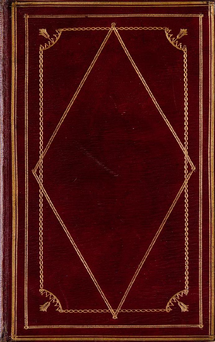 Pierre-Joseph BERNARD - L'Art d'aimer et poésies divers: Pierre-Joseph BERNARD - L'Art d'aimer et poésies diverses. S.l.n.d. [circa 1775]. In-8, reliure de Durand maroquin rouge à long grain, triple encadrement de filets pleins et au pointillé, compartim