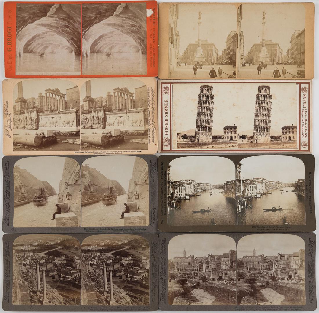 [STEREOVIEWS] ITALIE & Grèce. Ensemble 62 vues stéréosc (1 of 1)