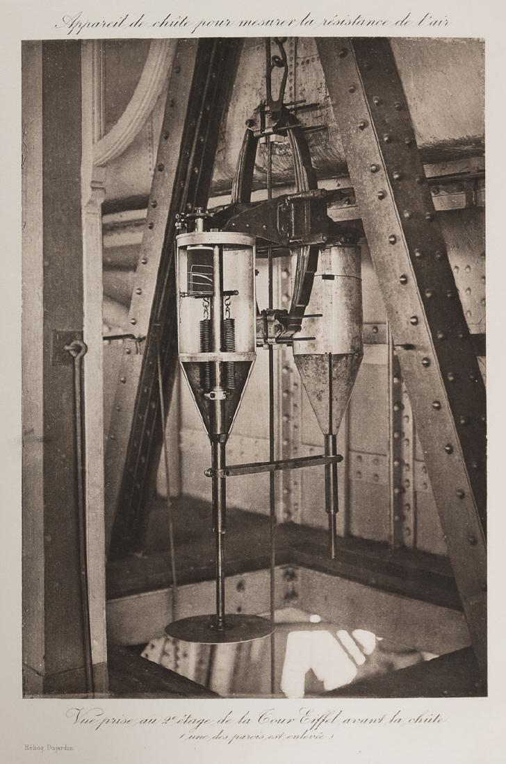 Gustave EIFFEL - Recherches expÃ©rimentales sur la: Gustave EIFFEL - Recherches expÃ©rimentales sur la rÃ©sistance de l'air exÃ©cutÃ©es Ã la Tour Eiffel. Paris, L. Maretheux, 1907. In-4, cartonnage d'Ã©dition demi-percaline blanche Ã co