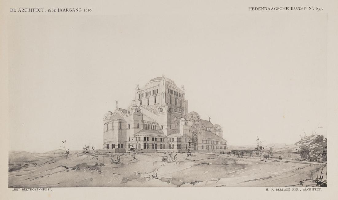 [REVUES] DE ARCHITECT. 12de [- 14de] jaargang. [Hedenda (1 of 3)