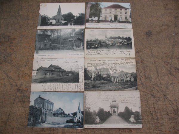 Cartes postales Court-Saint-Étienne 20 cp