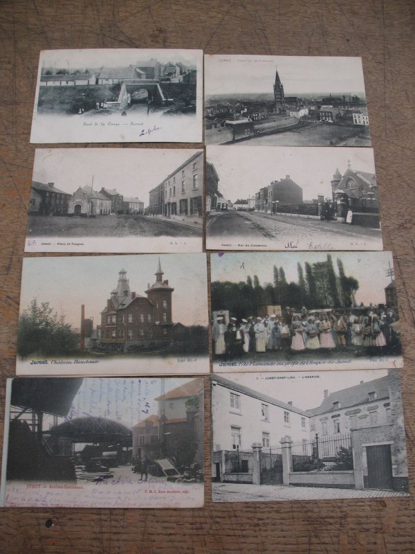 Cartes postales Belgique. Jumet. 15 cp début XXe