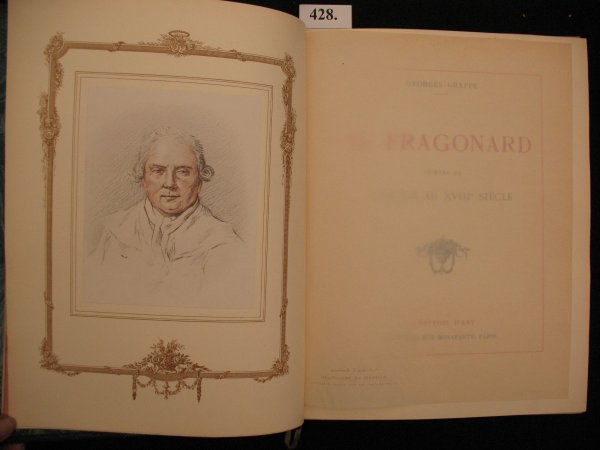 GRAPPE H. Fragonard Sur Japon Reliure CANAPE