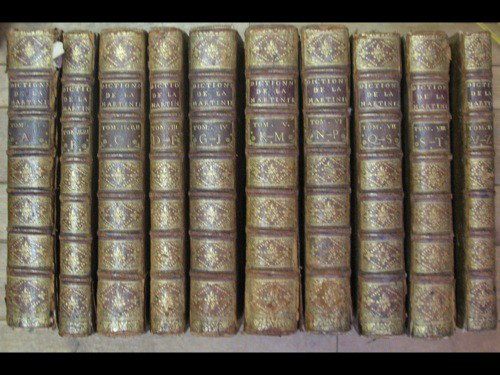 BRUZEN LA MARTINIÈRE - Le grand dictionnaire géog: BRUZEN LA MARTINIÈRE - Le grand dictionnaire géographique et critique. I [-IX]. La Haye, P. Gosse, R. C. Alberts, P. de Hondt, Amsterdam, Herm. Uytwerf & Franç. Changuion, Rotterdam, Jean Daniel Be